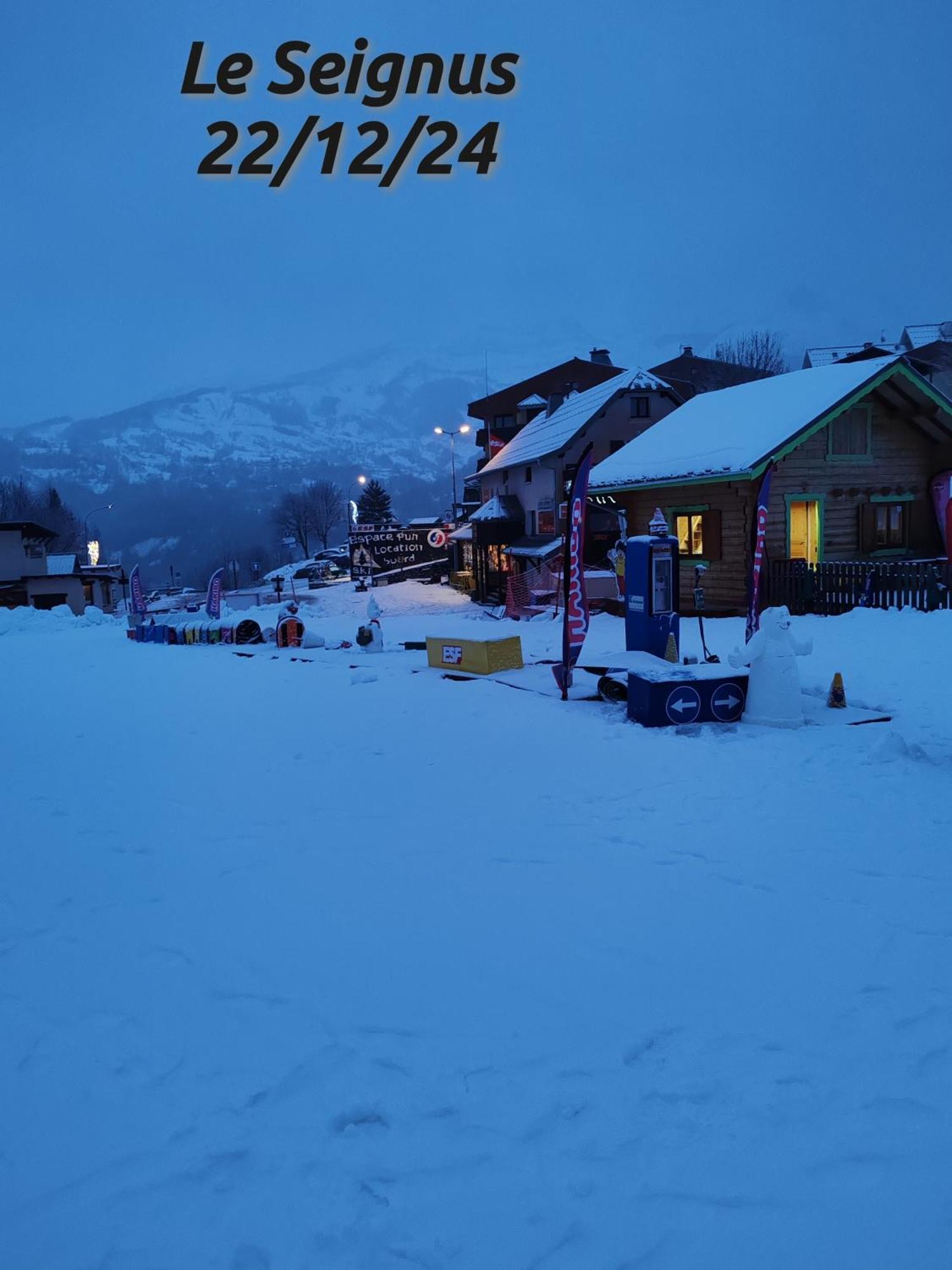 Studio Seignus D Allos Pieds Des Pistes מראה חיצוני תמונה