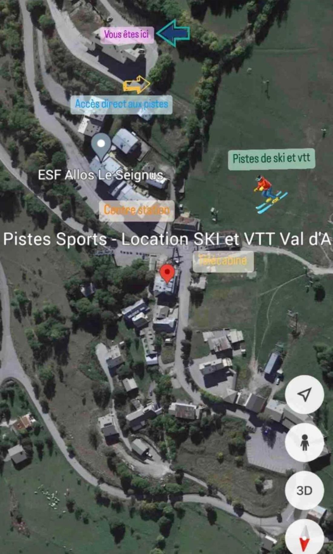 Studio Seignus D Allos Pieds Des Pistes מראה חיצוני תמונה